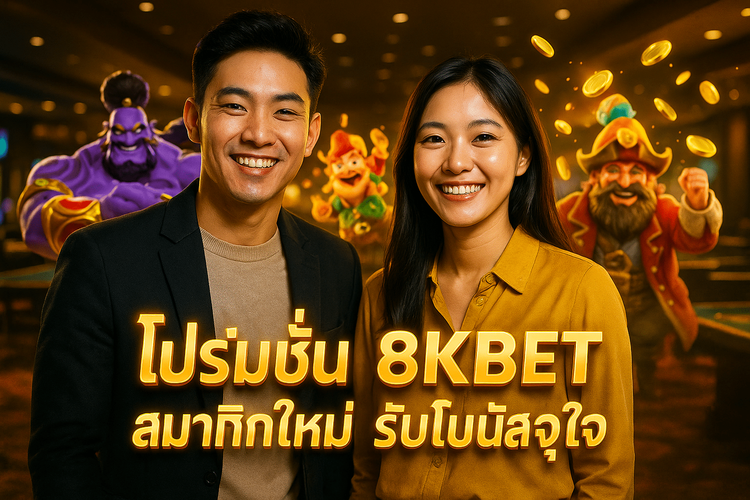 โปรโมชั่น 8KBET สมาชิกใหม่ รับโบนัสจุใจ
