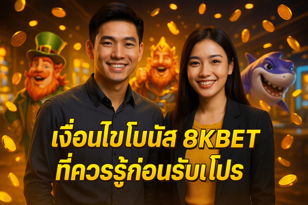 เงื่อนไขโบนัส 8KBET ที่ควรรู้ก่อนรับโปร