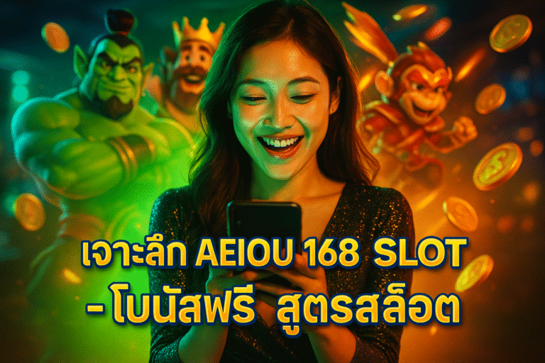 เจาะลึก AEIOU 168 SLOT – โบนัสฟรี สูตรสล็อต